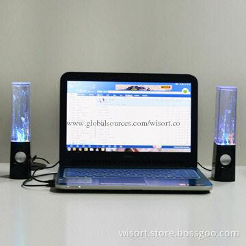 Water-dancing Stereo Speakers with 2. 3.5mm Standard Audio Input